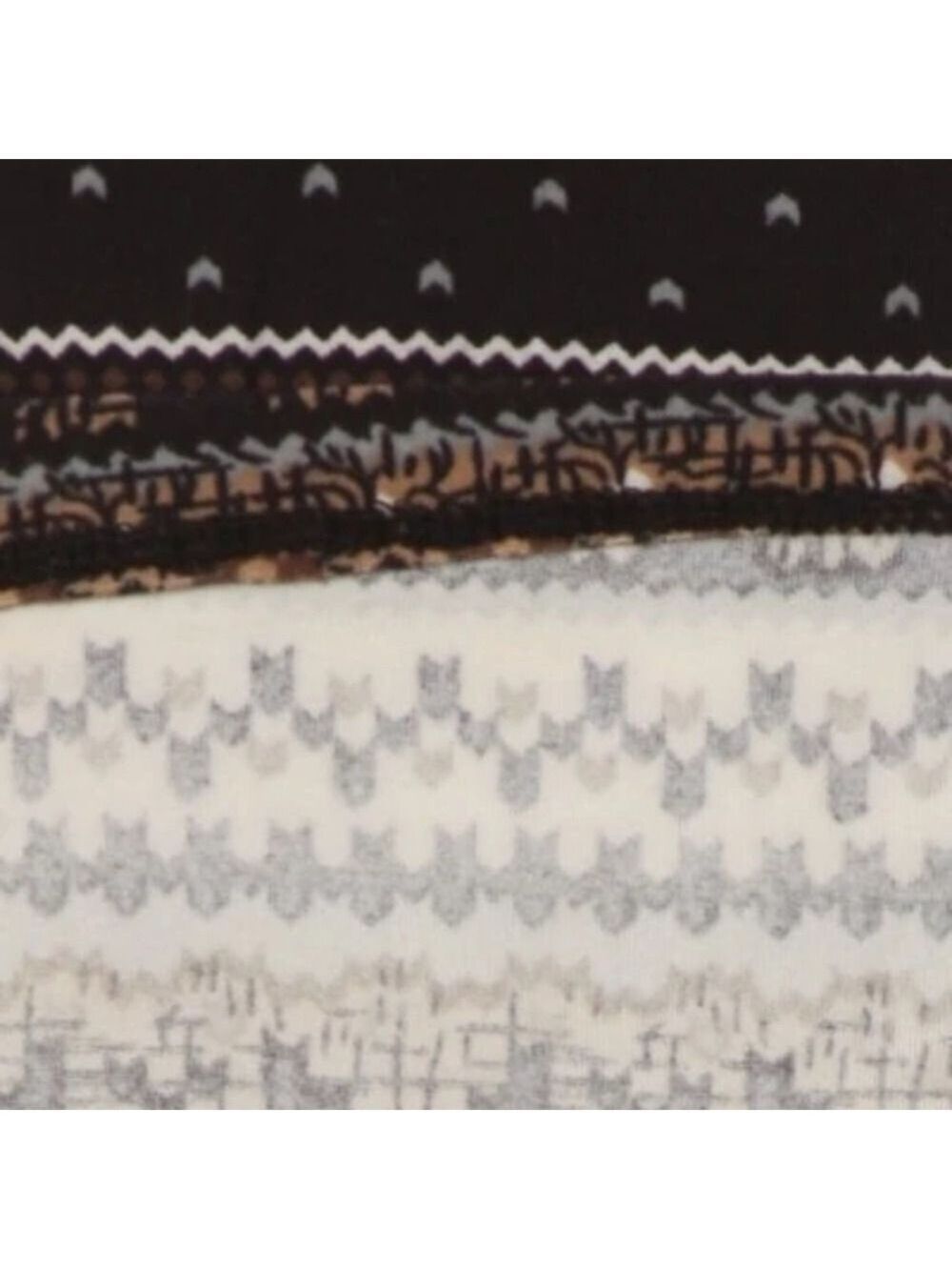 LEGGINGS DEPOT Fair Isle Brown Leggings Extra Plus Size 18 NWT - Picture 5 of 7